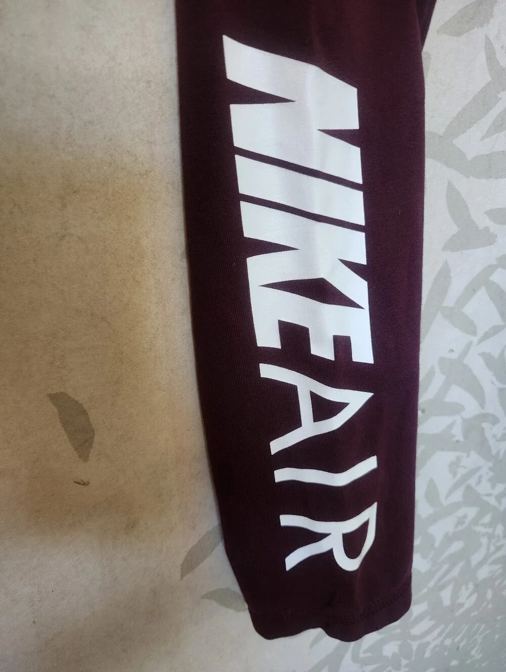 Nike Kids Burgundy Air Leggings